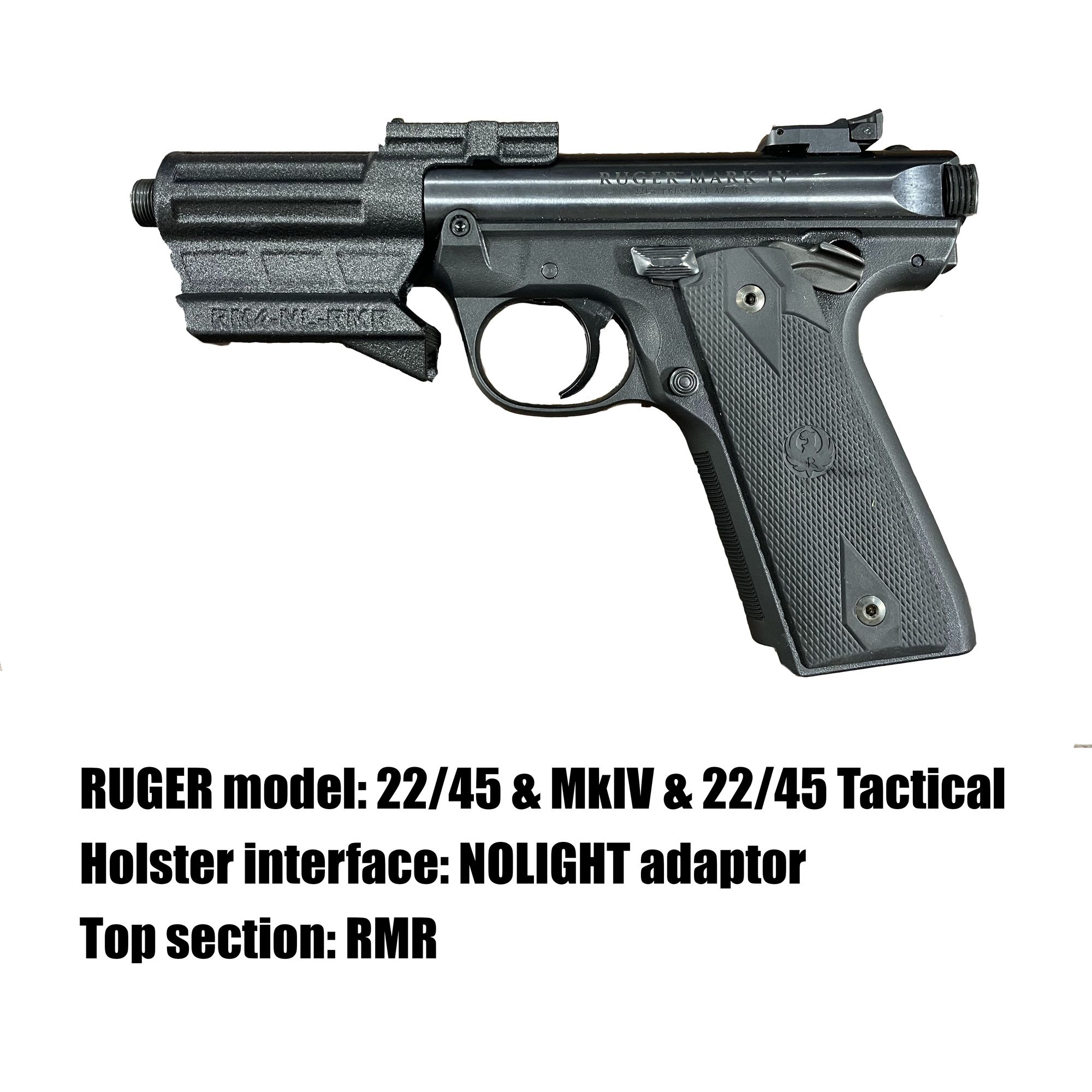 Ruger adaptor for holster use