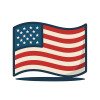 American flag icon