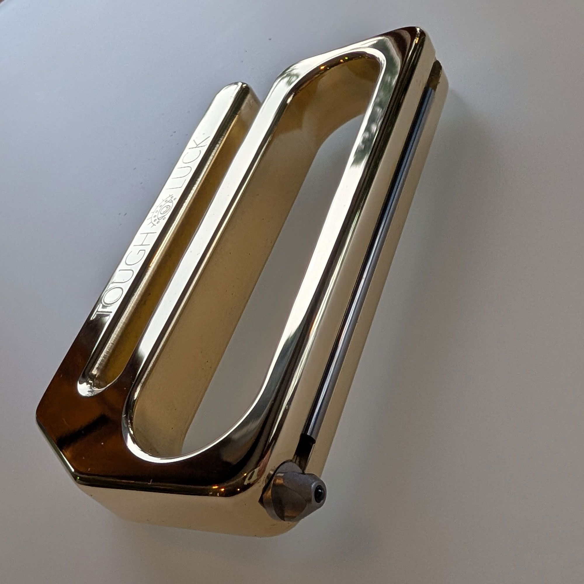 Tough Luck Knucks, Polished Brass