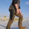 Gen 4 Holster Standing on Brown Pants