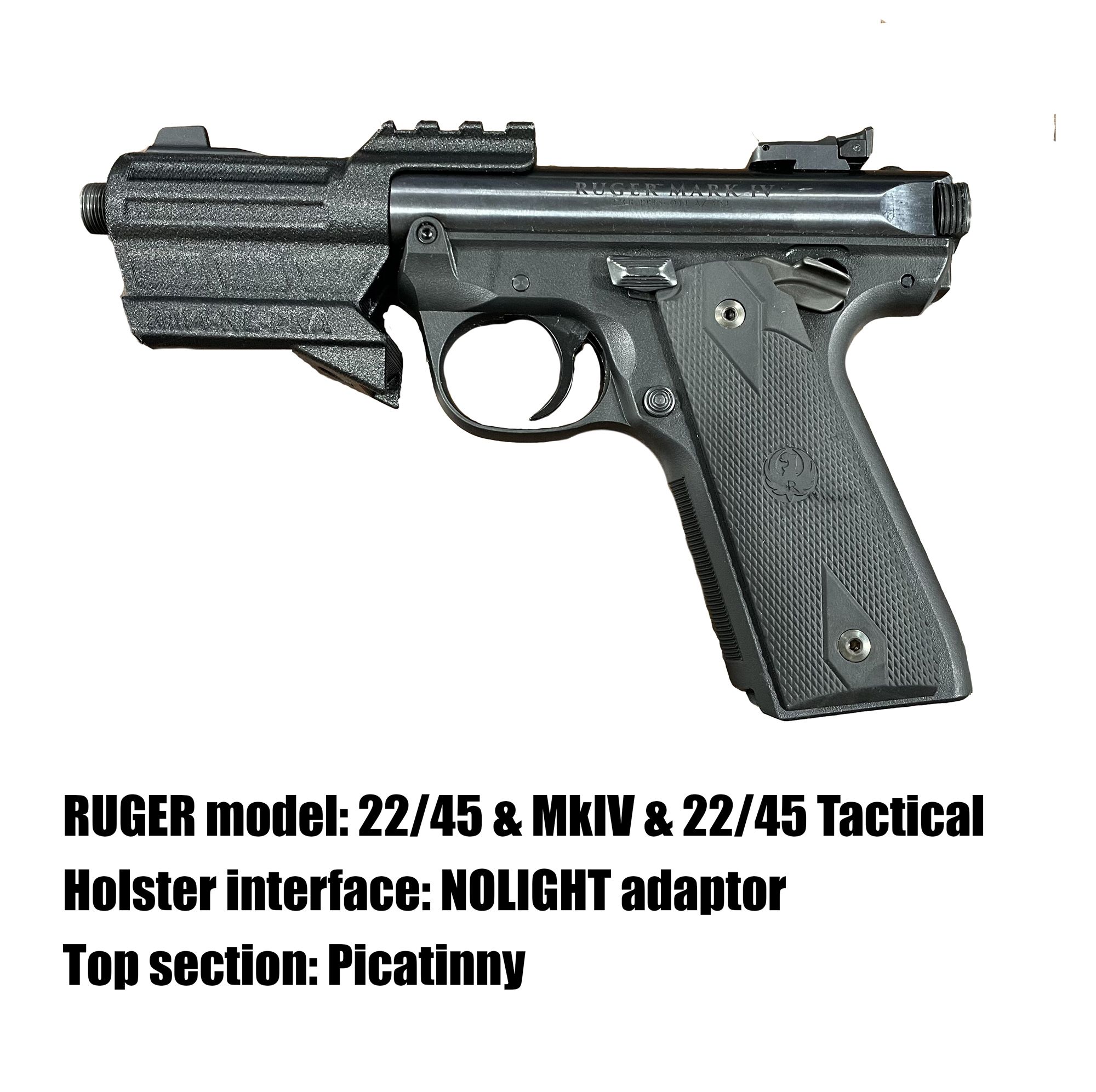 Ruger adaptor for holster use