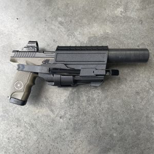 Hard Top HUSH Holster - Enclosed Universal Suppressor Compatible Holster (Holster Only)